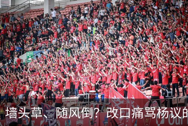 墙头草、随风倒？改口痛骂杨议的他，把利己主义展现的淋漓尽致